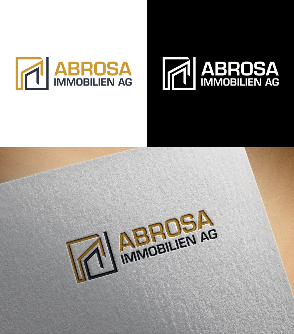 Diseño de Logo por RA-bica para Abrosa Immobilien AG | Diseño #35344575