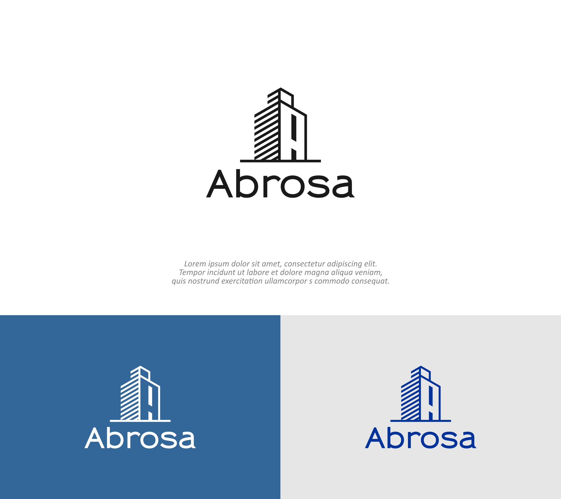 Diseño de Logo por Abici para Abrosa Immobilien AG | Diseño #35376066