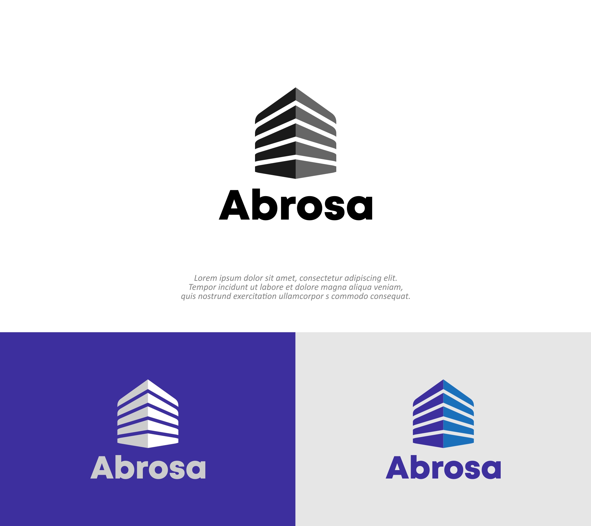 Logo-Design von Abici für Abrosa Immobilien AG | Design #35377151