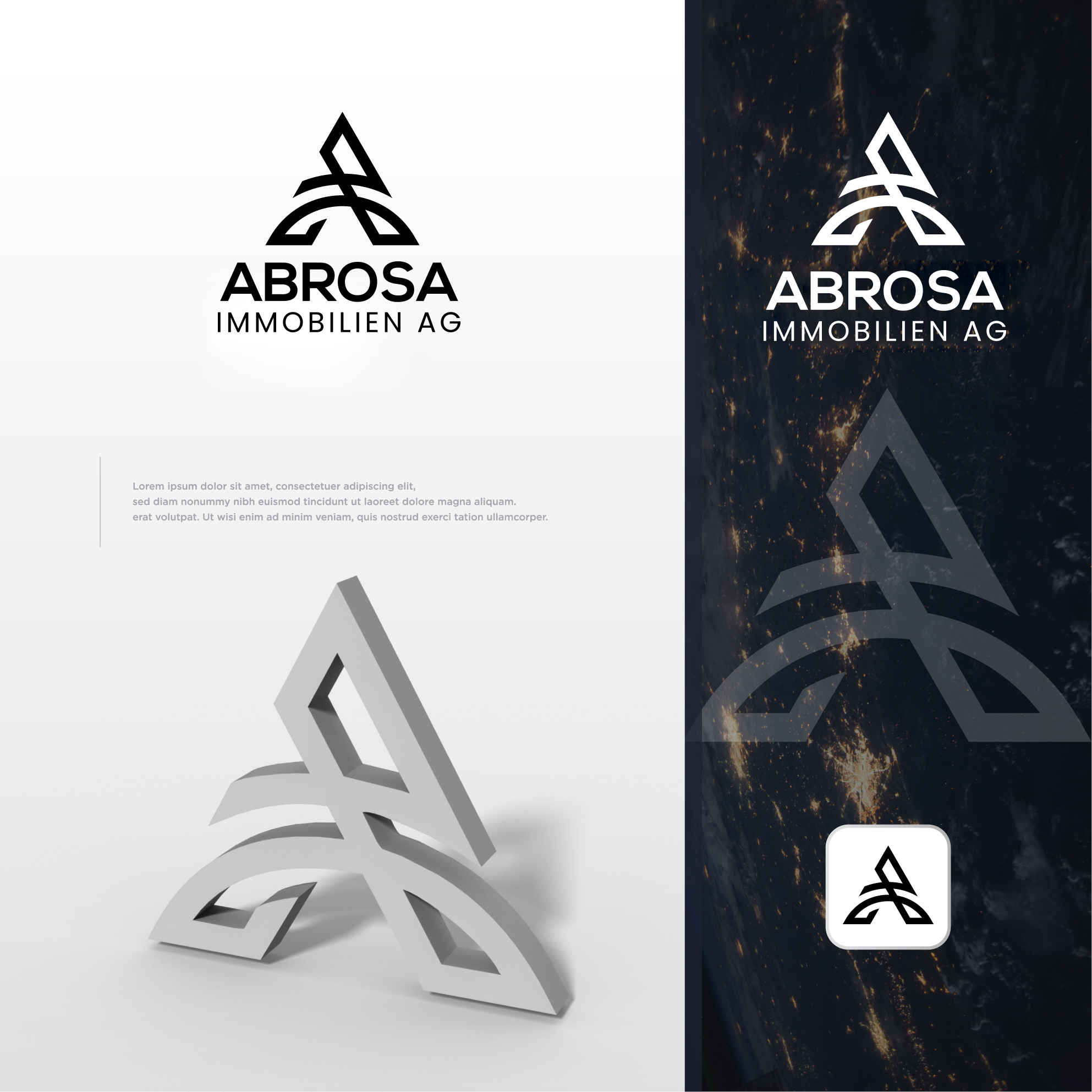 Logo Design by ratul09 for Abrosa Immobilien AG | Design #35360377
