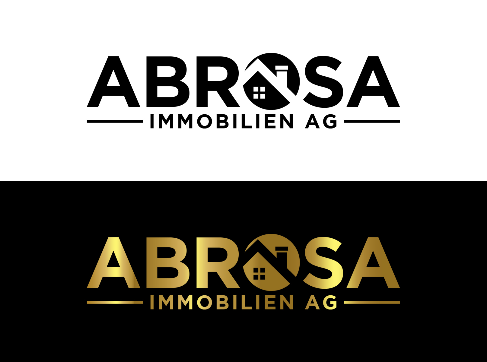 Diseño de Logo por Rahmina para Abrosa Immobilien AG | Diseño #35343513