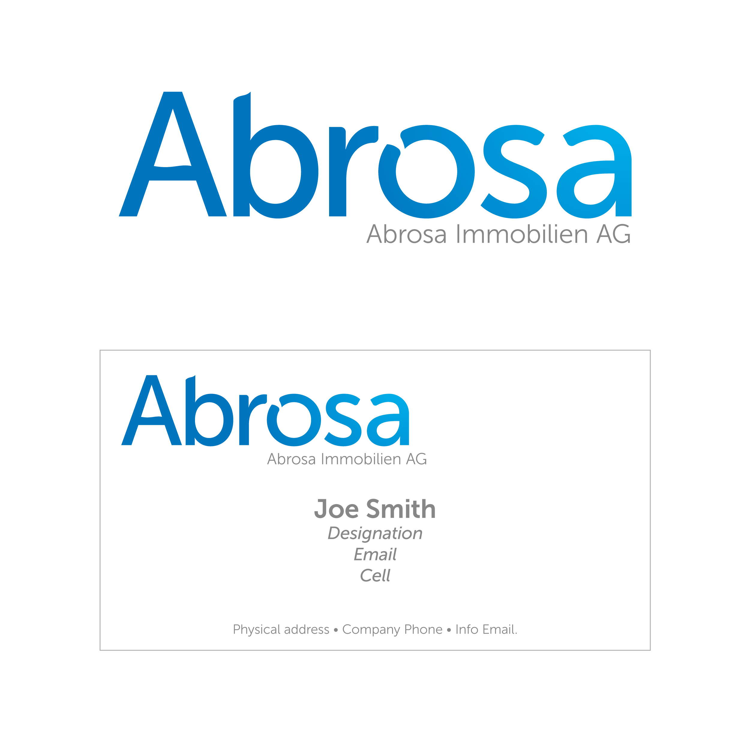 Logo Design by RajW. for Abrosa Immobilien AG | Design #35381561