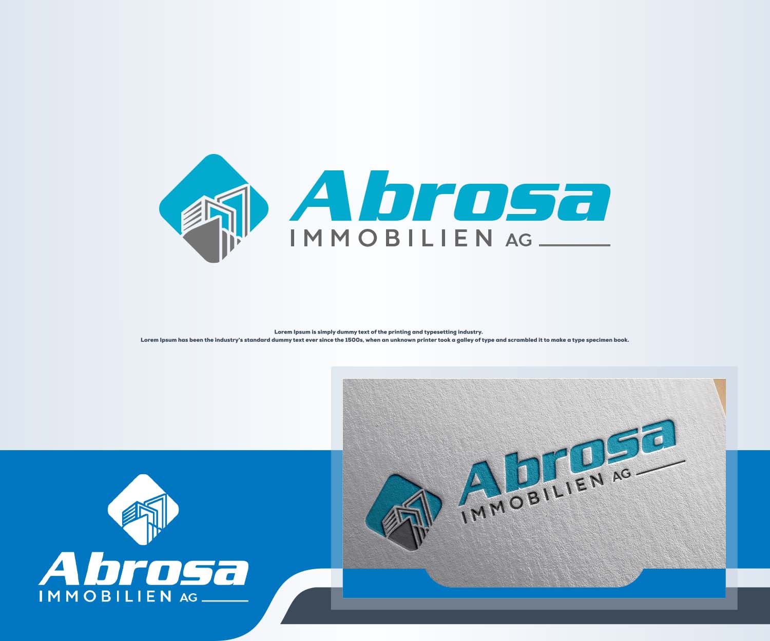 Design de Logo par SR Creations. pour Abrosa Immobilien AG | Design #35345205