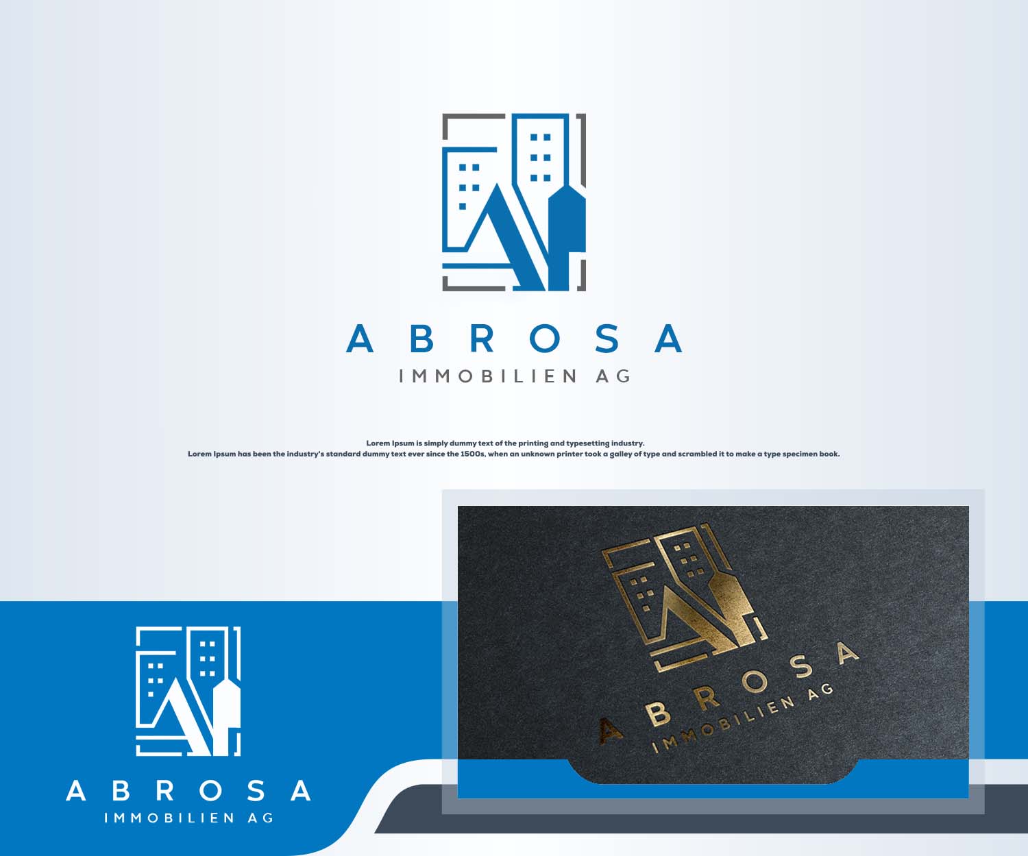 Design de Logo par SR Creations. pour Abrosa Immobilien AG | Design #35345206
