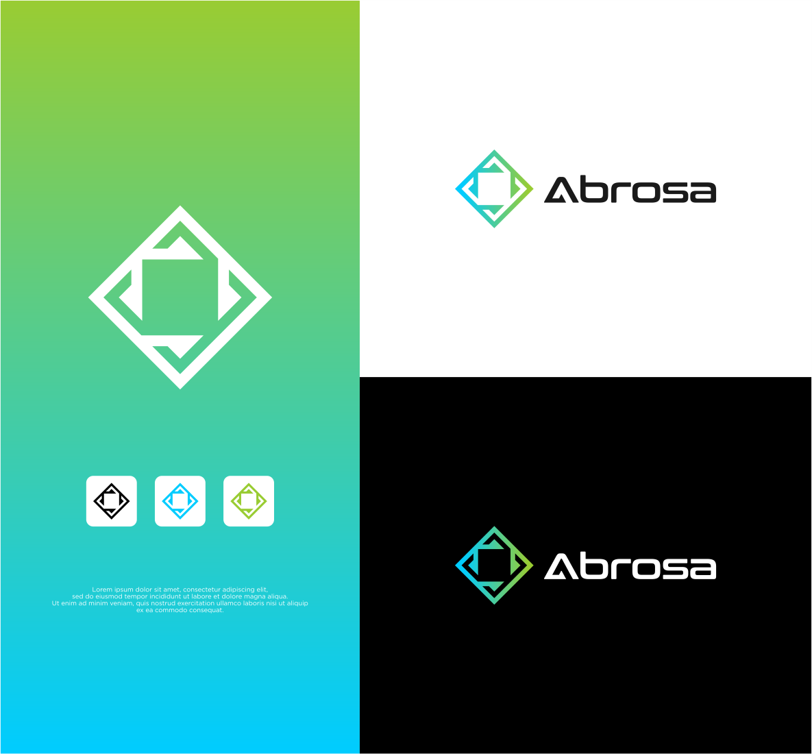 Logo Design by Grafie for Abrosa Immobilien AG | Design #35410846