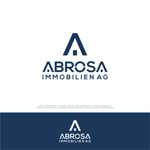 Logo-Design von Lara.Stone für Abrosa Immobilien AG | Design: #35348441