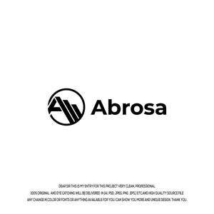 Logo-Design von Hossainlogo324 für Abrosa Immobilien AG | Design: #35389928