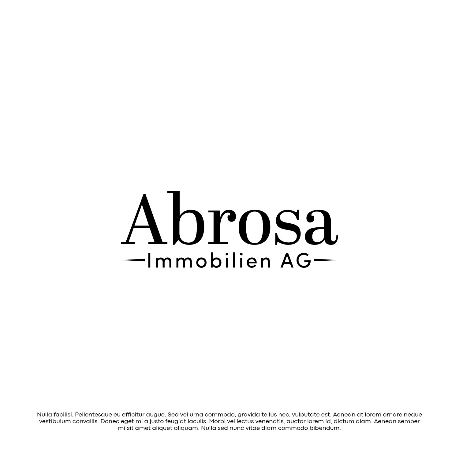 Logo Design by ScoreStriver for Abrosa Immobilien AG | Design #35378054