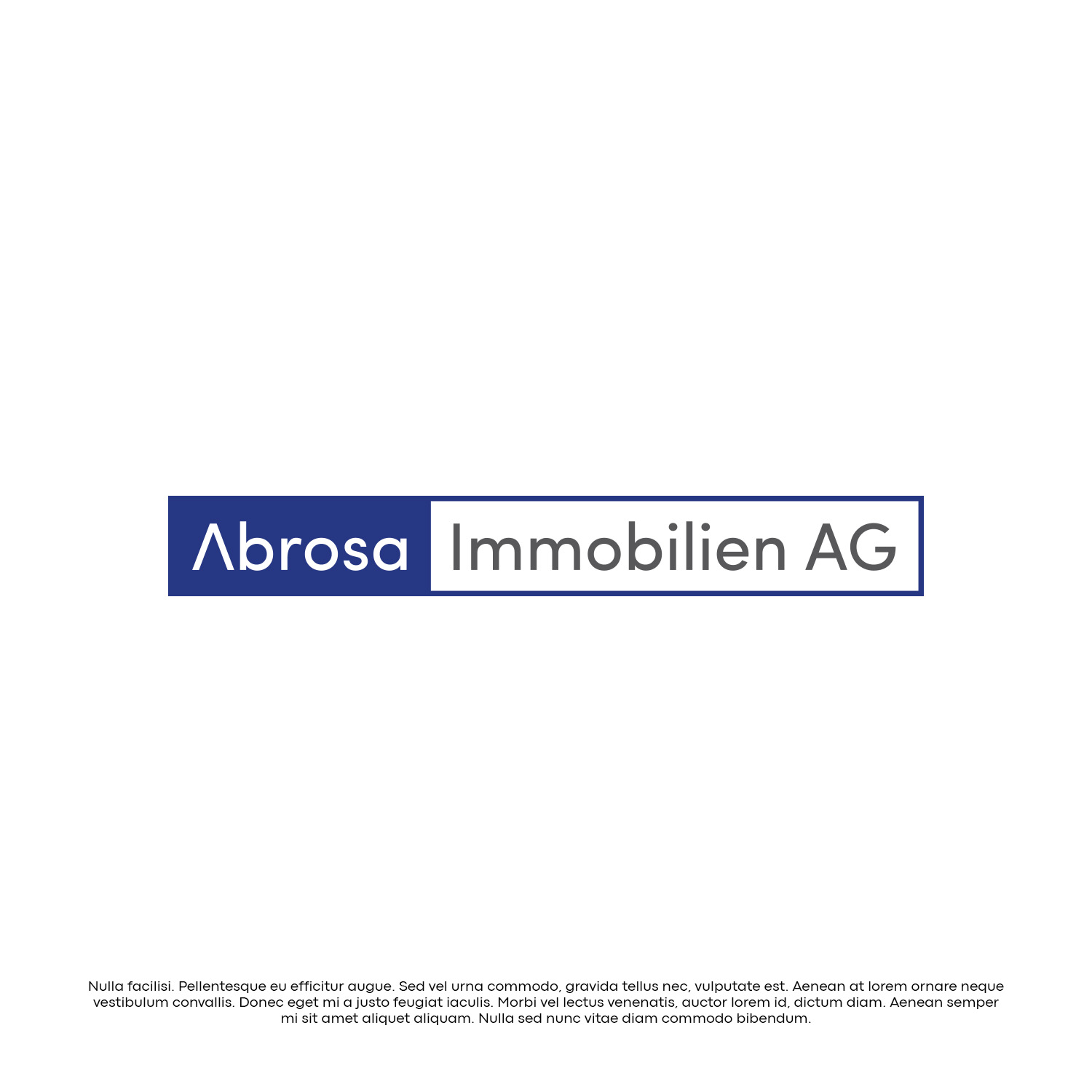 Logo-Design von ScoreStriver für Abrosa Immobilien AG | Design #35378146
