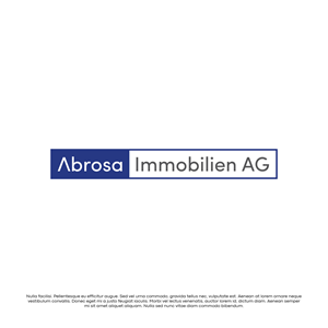 Design de Logo par ScoreStriver pour Abrosa Immobilien AG | Design : #35378146