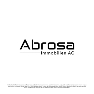 Design de Logo par ScoreStriver pour Abrosa Immobilien AG | Design : #35386652