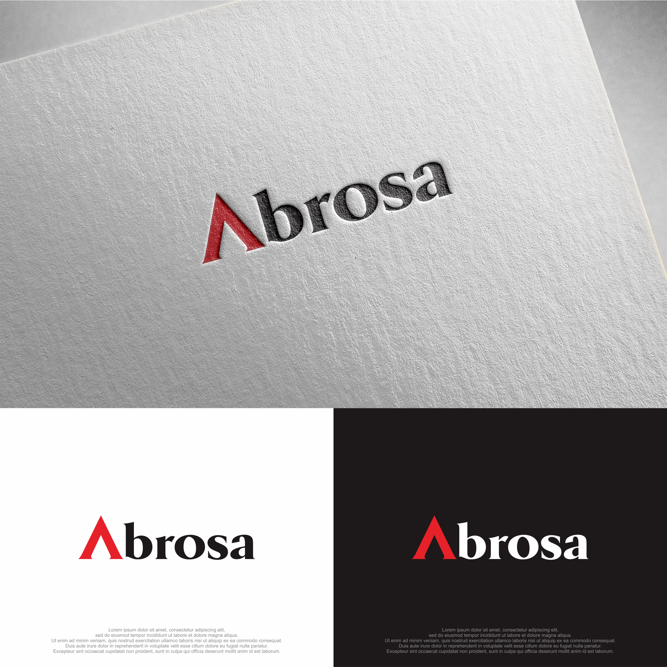 Diseño de Logo por JoiceSinatra para Abrosa Immobilien AG | Diseño #35381625