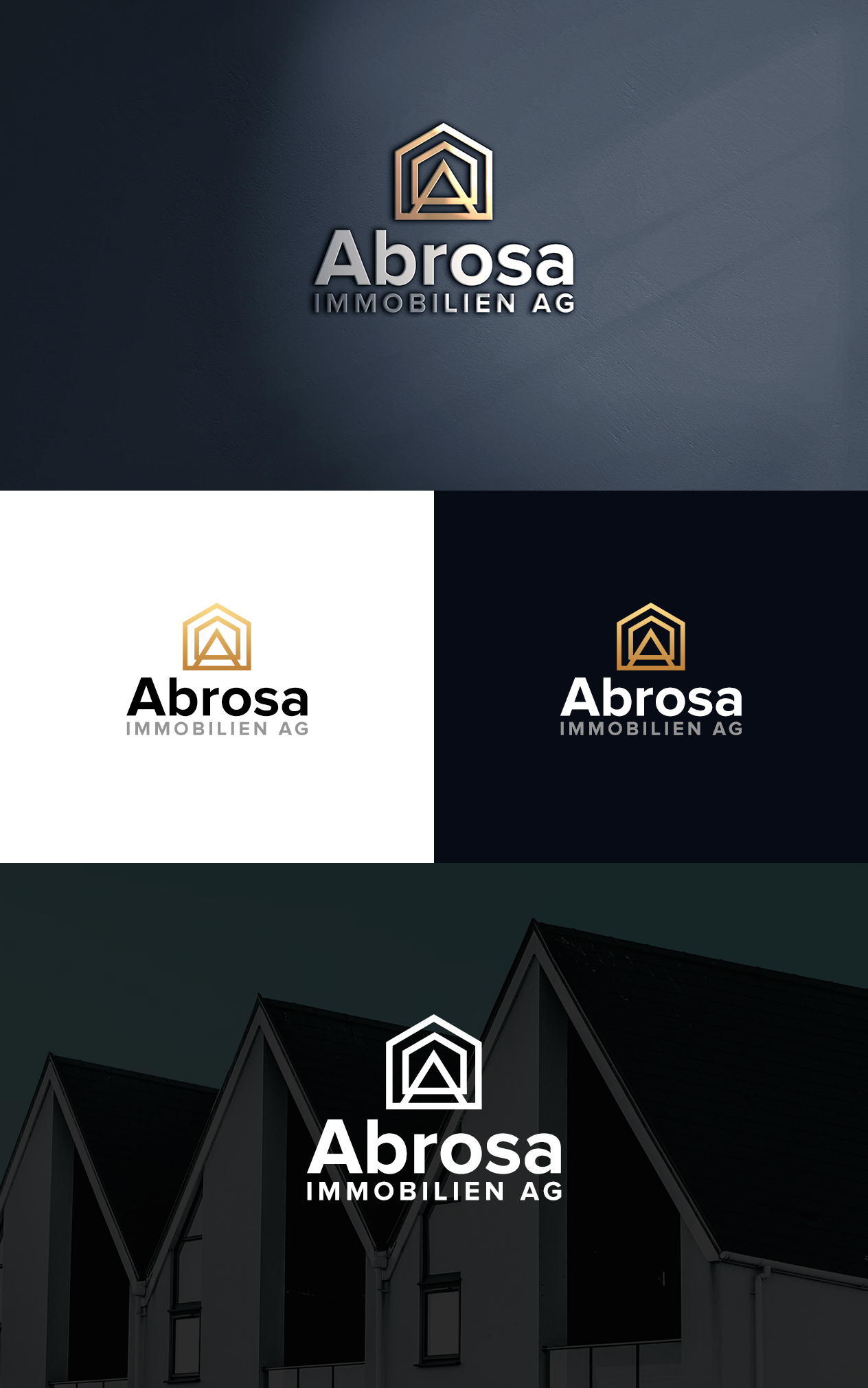 Diseño de Logo por BehindSymbols para Abrosa Immobilien AG | Diseño #35350819