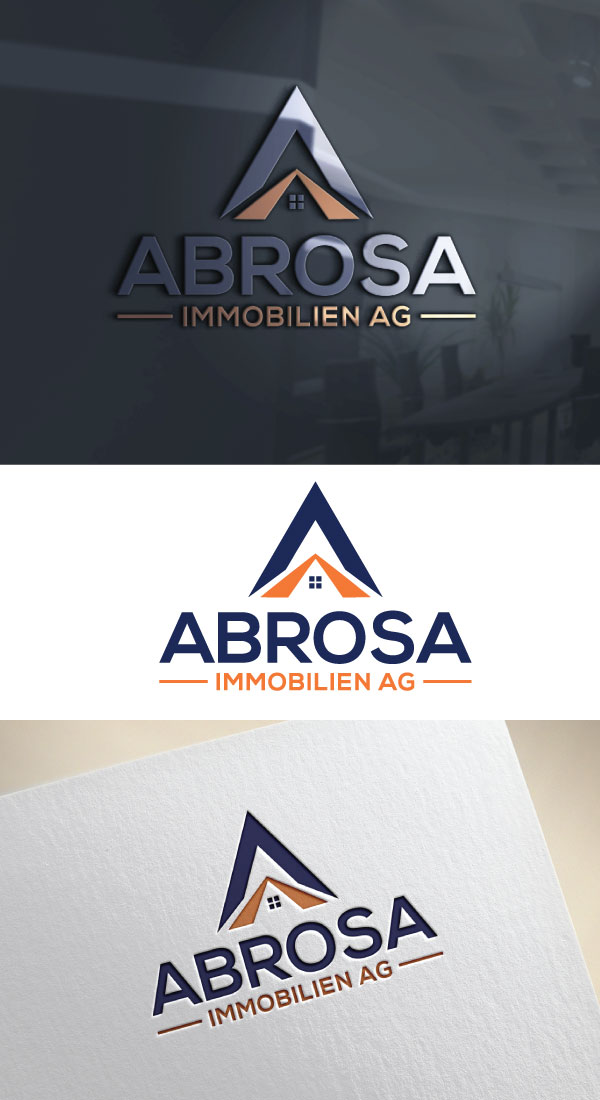 Diseño de Logo por AB design ..... para Abrosa Immobilien AG | Diseño #35340873