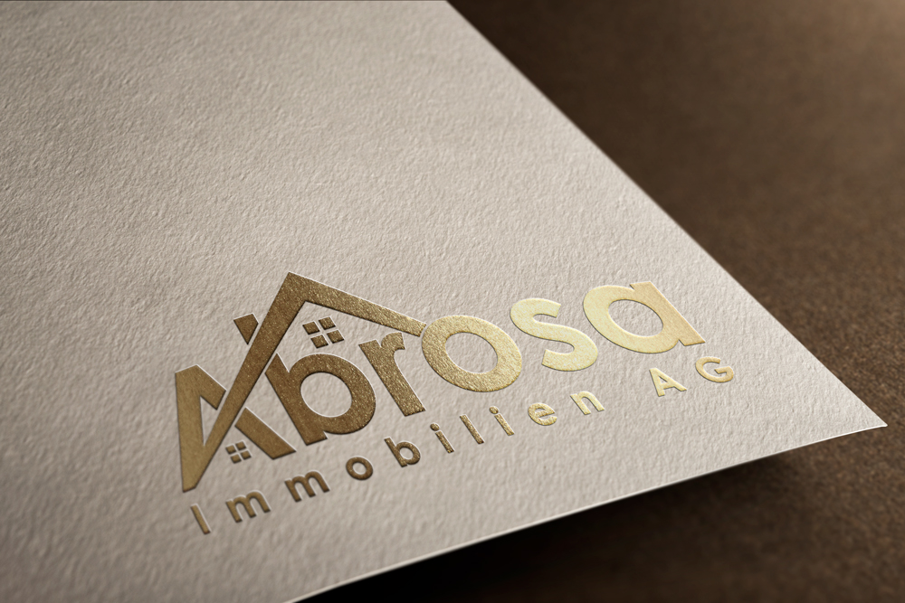 Logo Design by Faiz  Graphic design for Abrosa Immobilien AG | Design #35355460