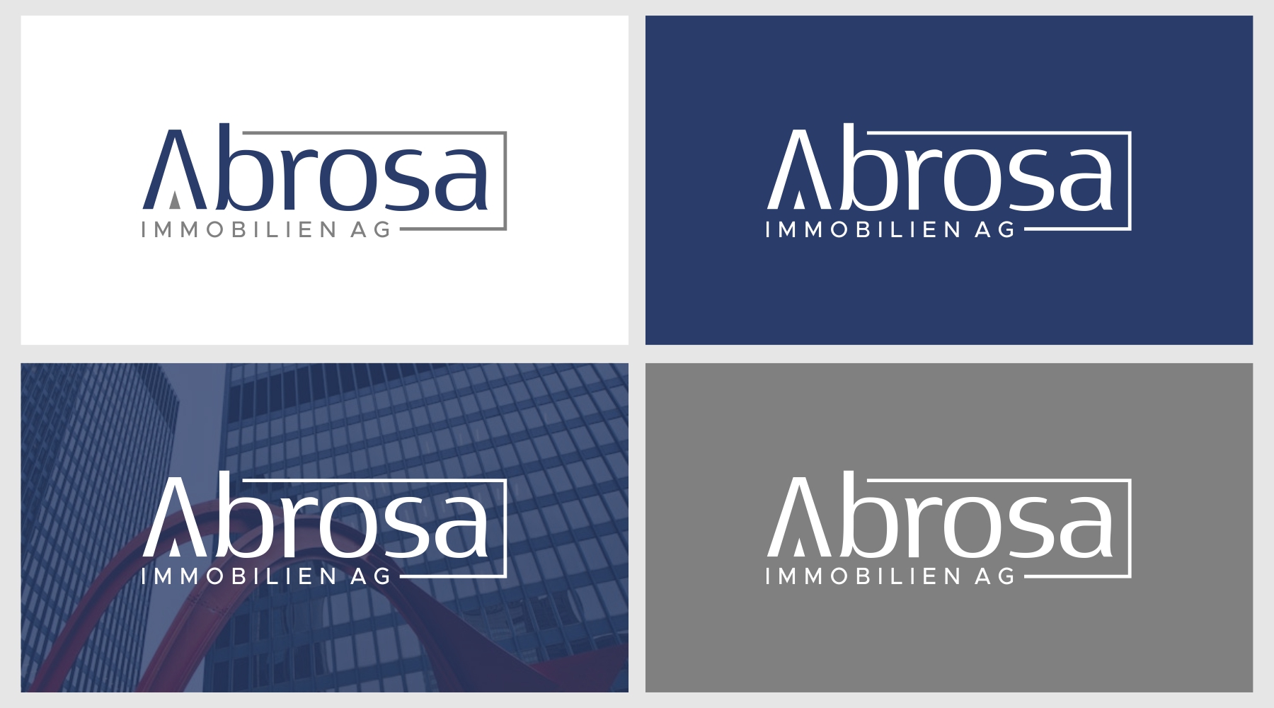 Logo Design by 92logo for Abrosa Immobilien AG | Design #35350436