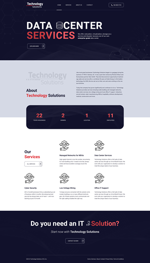 Web Design by Starto Agency for Technology Solutions of SC Inc | Design: #35347015