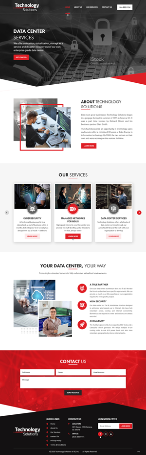 Web Design by pb for Technology Solutions of SC Inc | Design: #35345901
