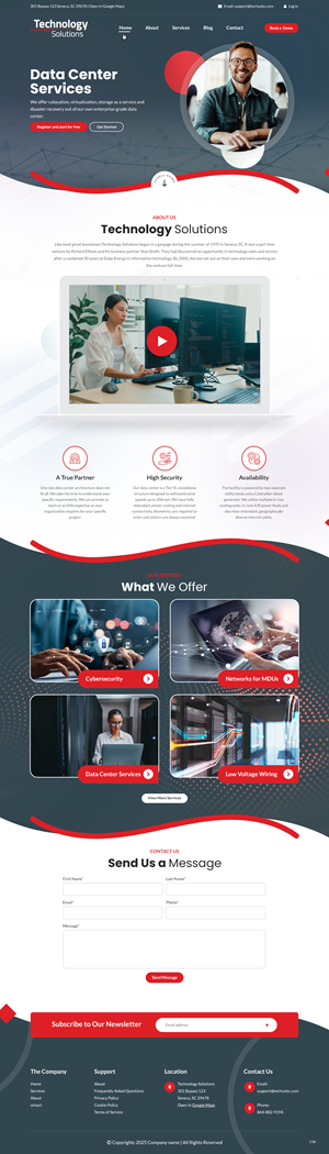 Web Design by pb for Technology Solutions of SC Inc | Design: #35345902