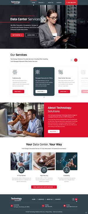 Web Design by pb for Technology Solutions of SC Inc | Design: #35345906