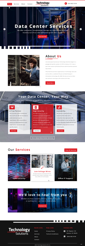 Web Design by pb for Technology Solutions of SC Inc | Design: #35345907
