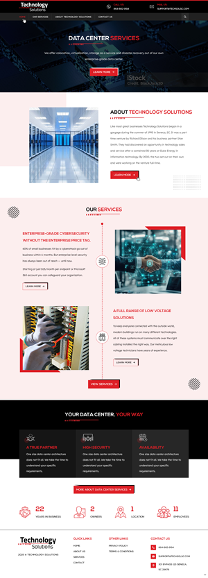 Web Design by pb for Technology Solutions of SC Inc | Design: #35345908