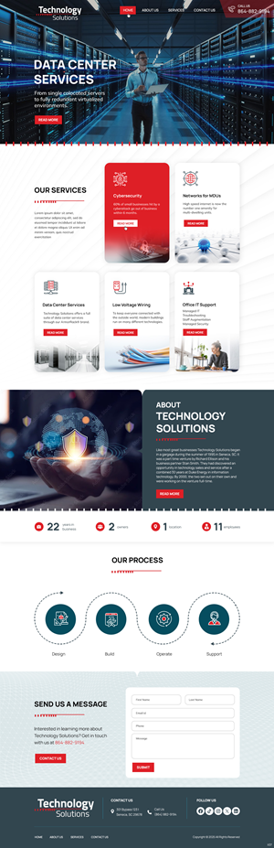 Web Design by pb for Technology Solutions of SC Inc | Design: #35353656