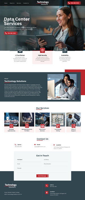 Web Design by rightway for Technology Solutions of SC Inc | Design: #35351626