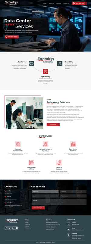 Web Design by rightway for Technology Solutions of SC Inc | Design: #35351811