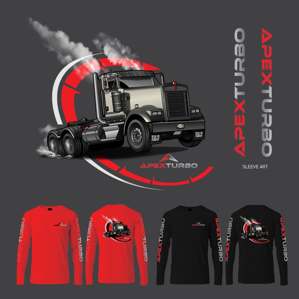 T-shirt Design by NutJob Industry for ApexTurbo LLC | Design #35354970