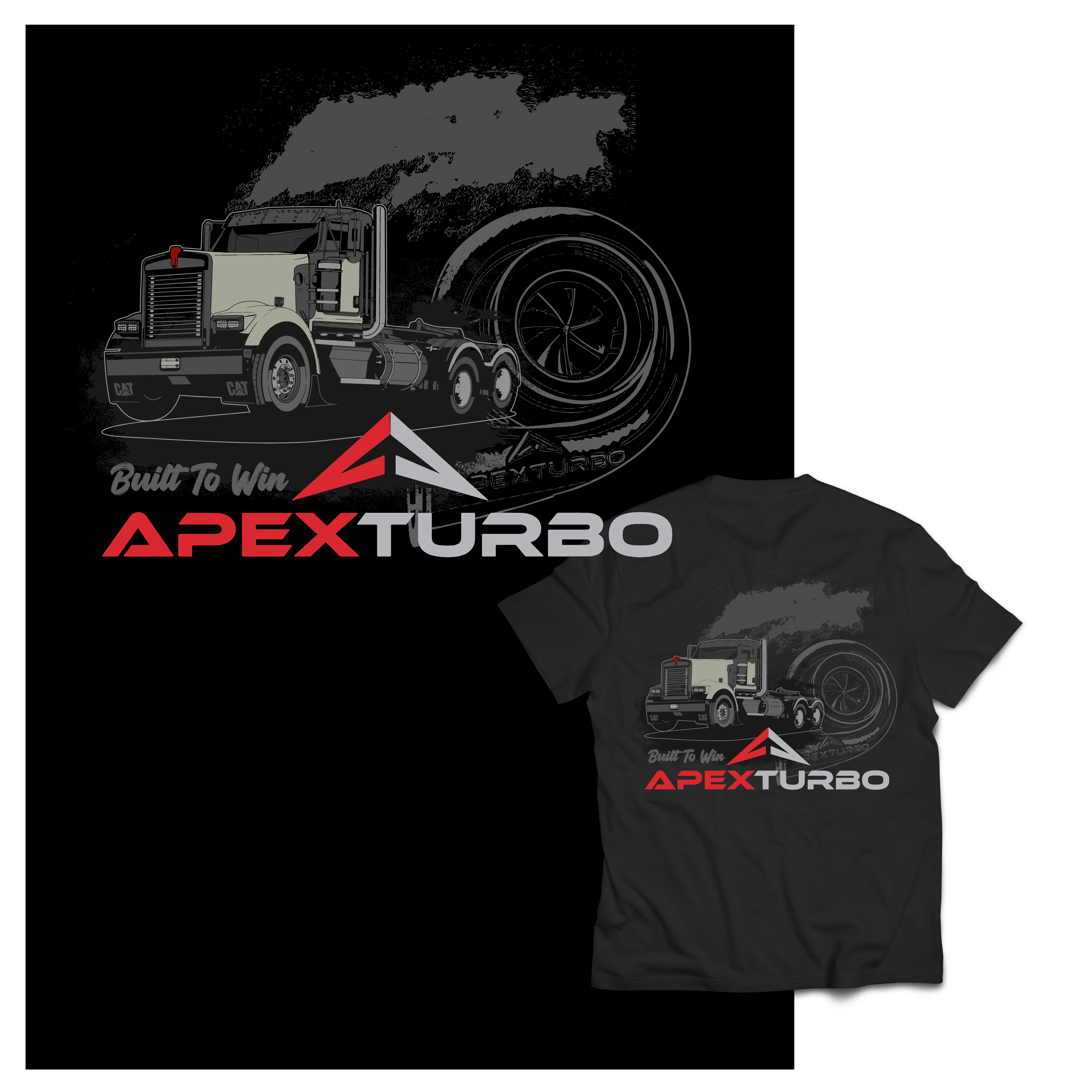 T-shirt Design by onze design for ApexTurbo LLC | Design #35348669