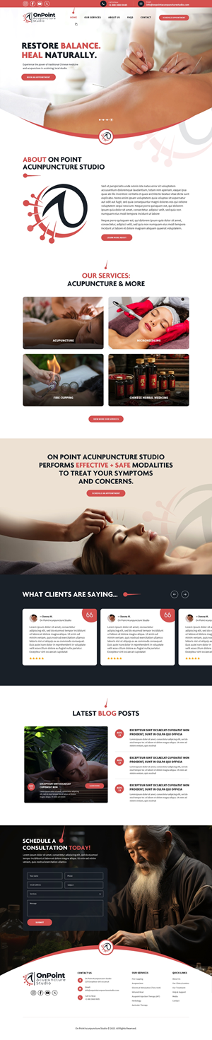 Web Design by pb for ONEELEVEN | Design: #35360752