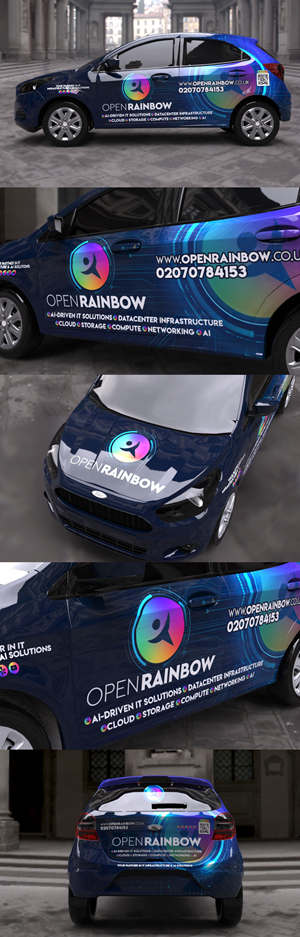 Car Wrap Design by VEDG for Open Rainbow Ltd | Design: #35390654