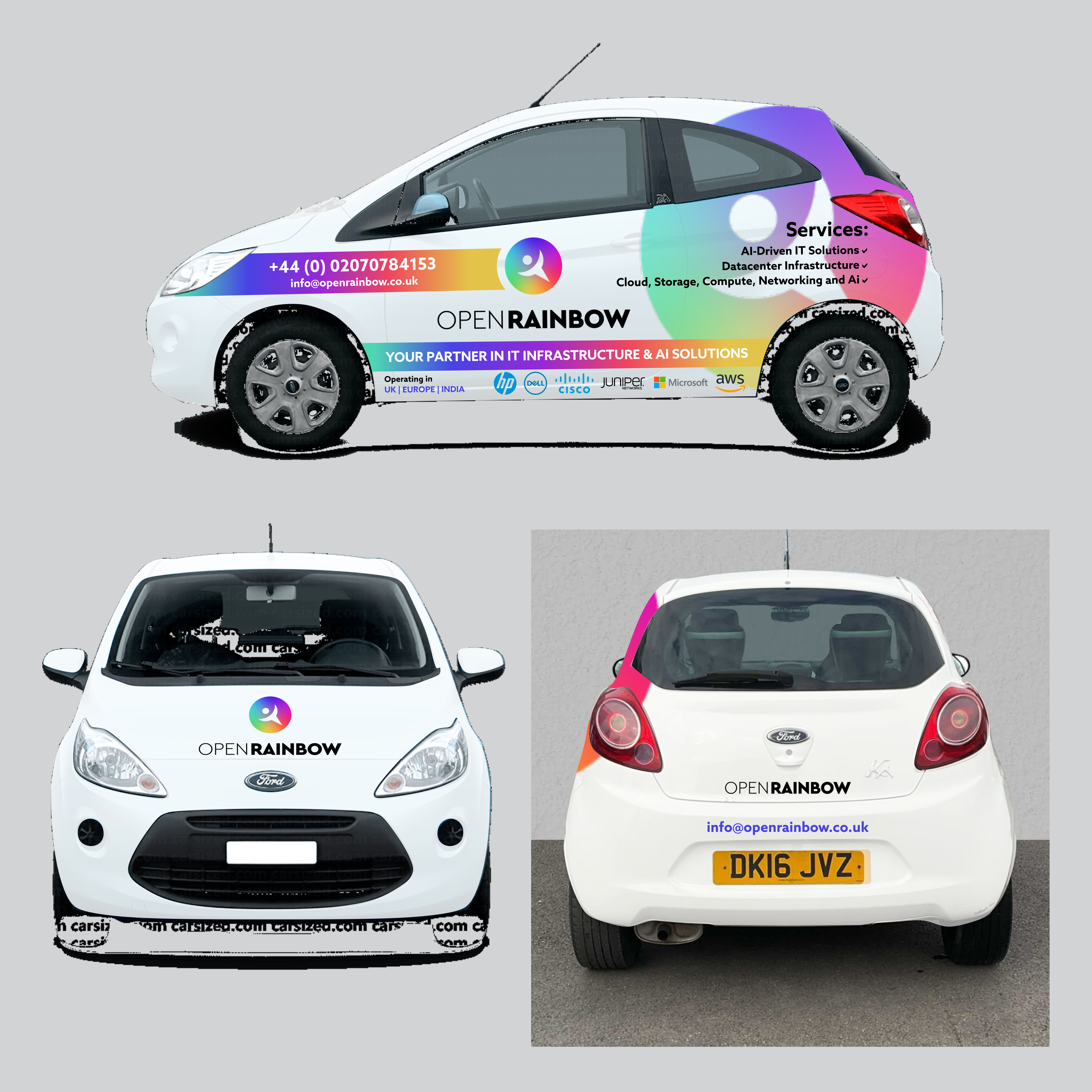 Car Wrap Design by AslamDesign for Open Rainbow Ltd | Design #35389950