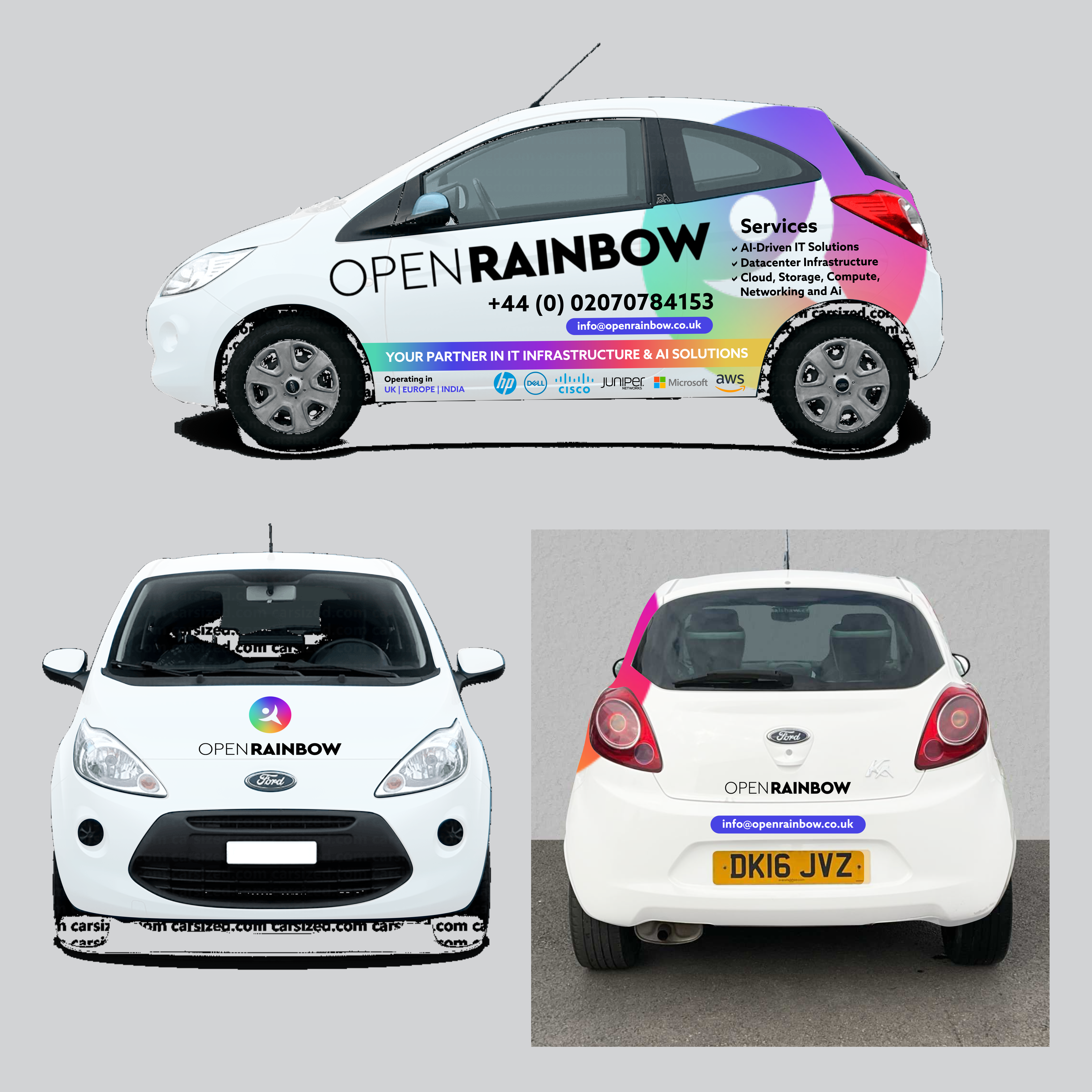 Car Wrap Design by AslamDesign for Open Rainbow Ltd | Design #35390051