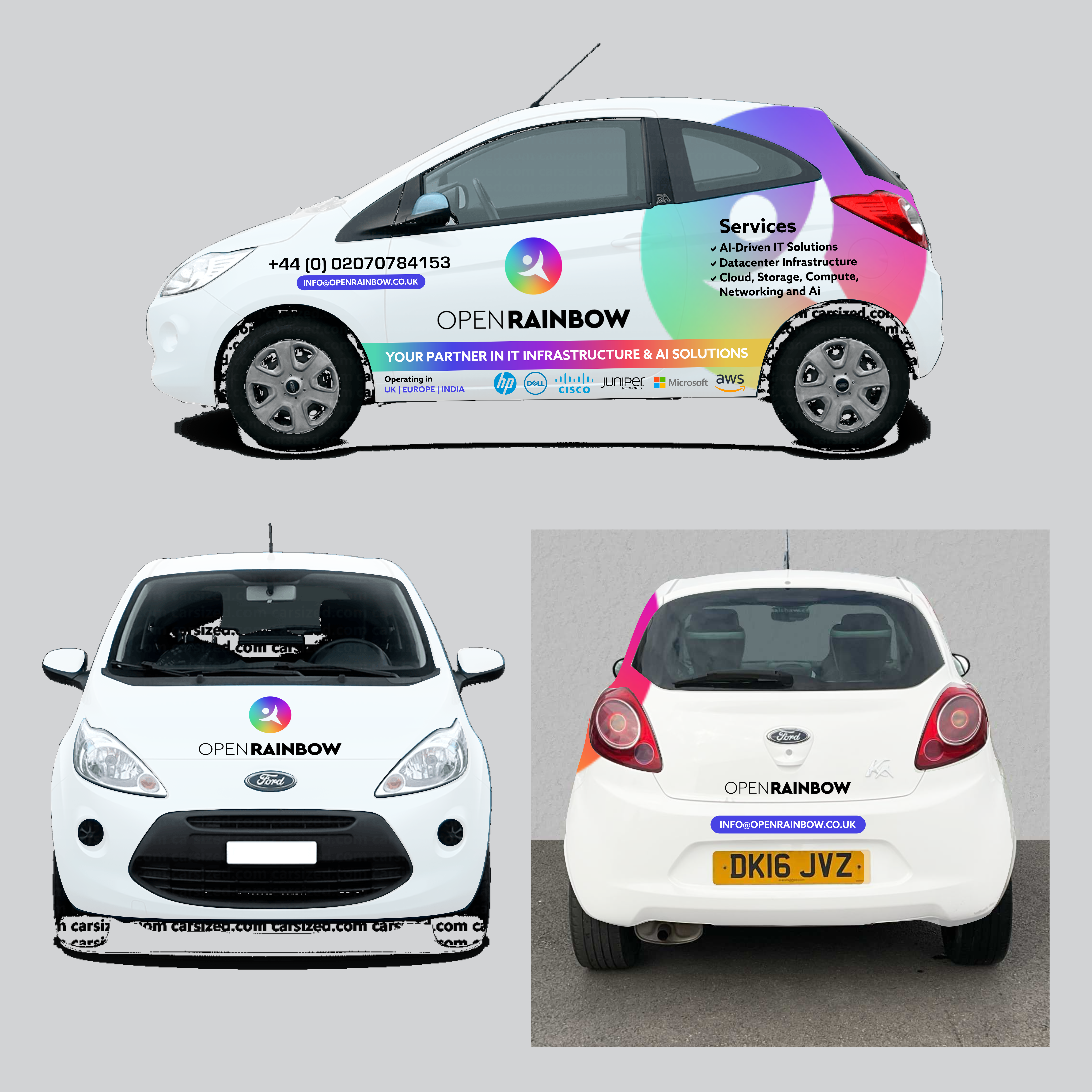 Car Wrap Design by AslamDesign for Open Rainbow Ltd | Design #35390123
