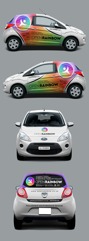 Car Wrap Design by AZ_Studio for Open Rainbow Ltd | Design: #35386376