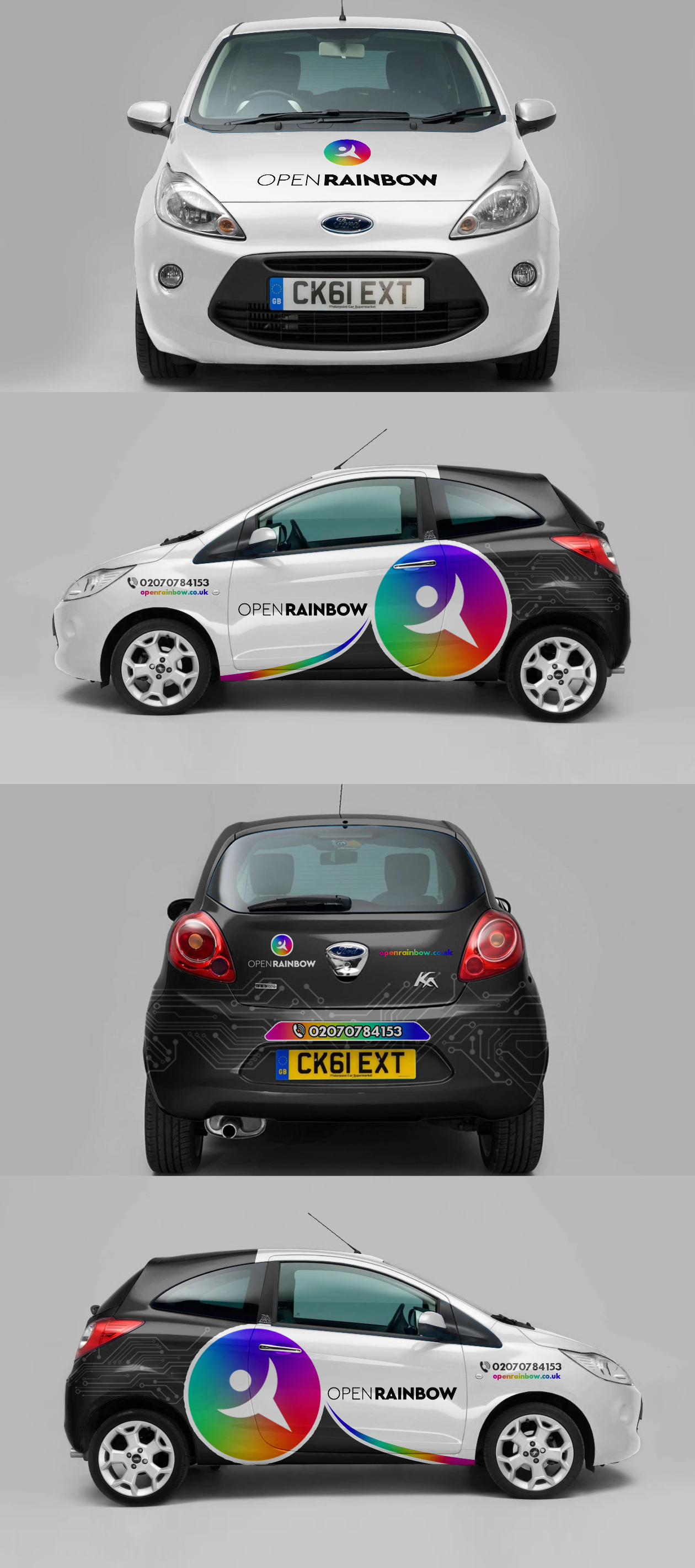 Car Wrap Design by ANGGI MAULANA PRAKOSO for Open Rainbow Ltd | Design #35367323
