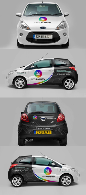 Car Wrap Design by ANGGI MAULANA PRAKOSO for Open Rainbow Ltd | Design #35385562