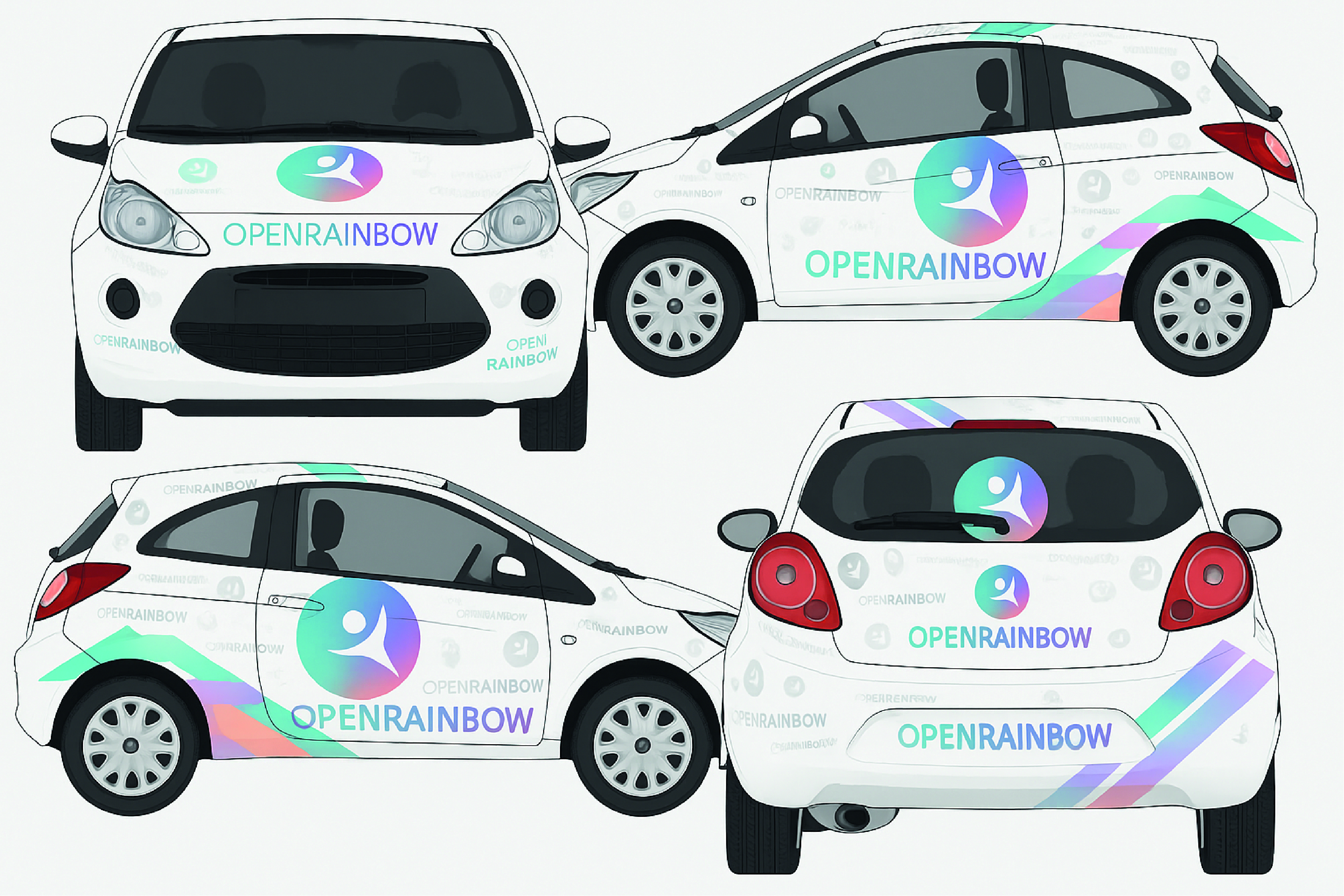 Car Wrap Design by Design with Sayam for Open Rainbow Ltd | Design #35375648