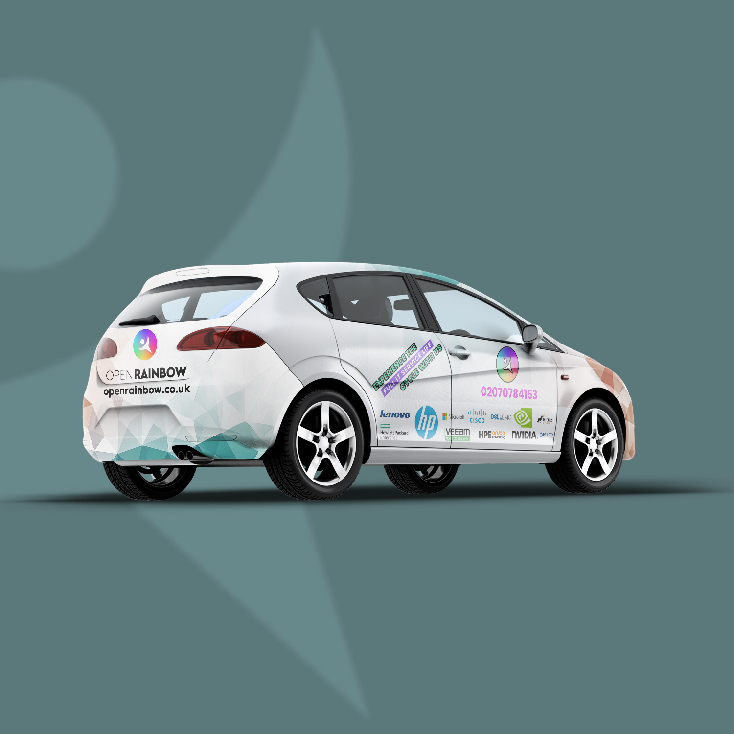 Car Wrap Design by Dhimant Maloo for Open Rainbow Ltd | Design #35363390