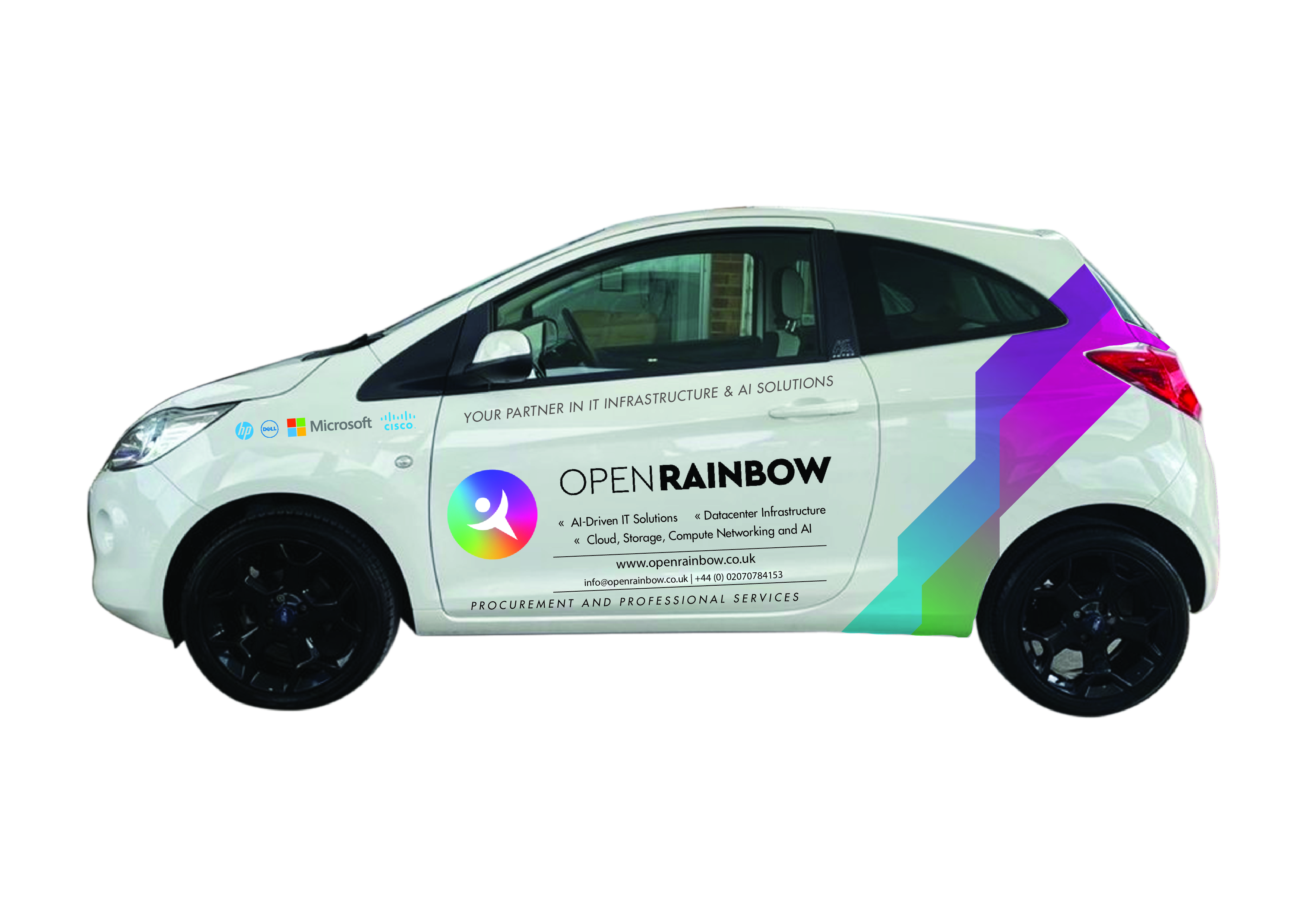 Car Wrap Design by GMWIRE for Open Rainbow Ltd | Design #35382942