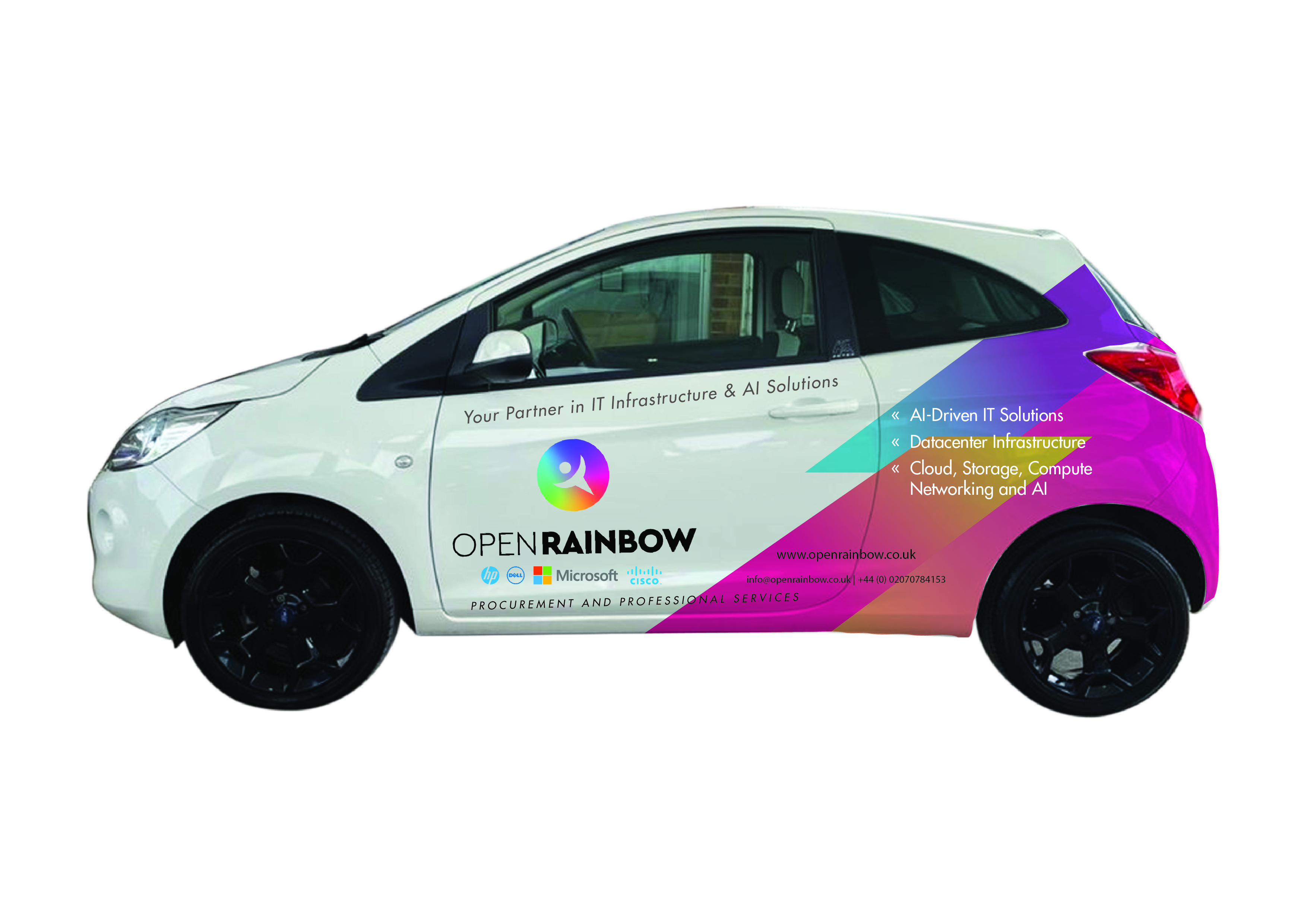 Car Wrap Design by GMWIRE for Open Rainbow Ltd | Design #35382943