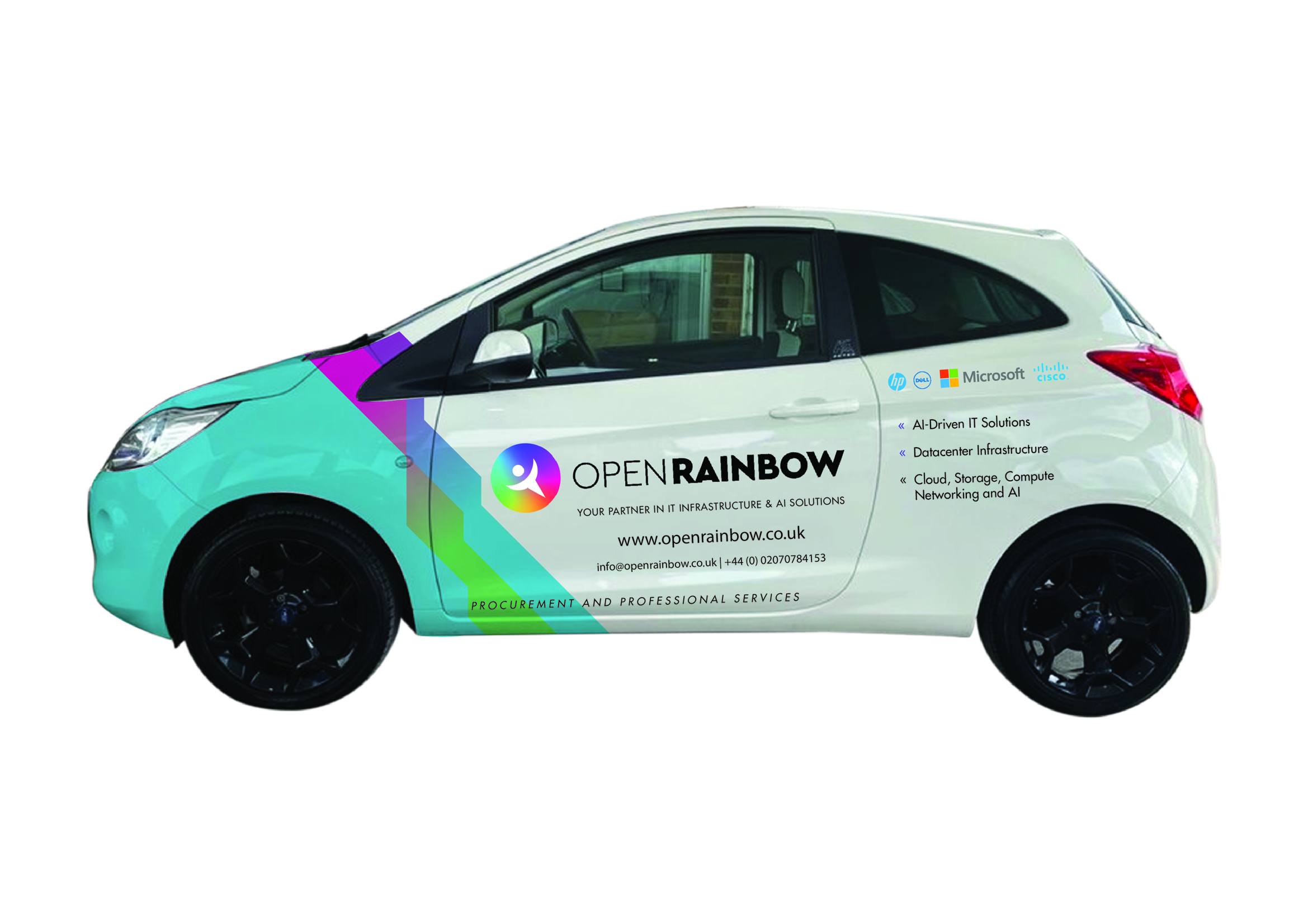 Car Wrap-Design von GMWIRE für Open Rainbow Ltd | Design #35396748