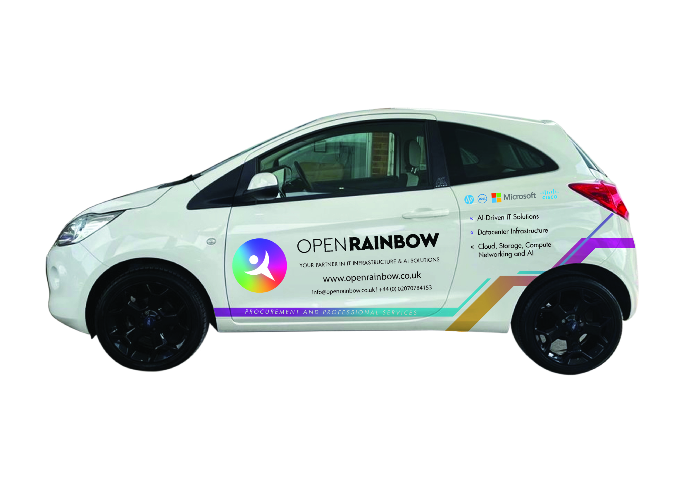 Car Wrap Design by GMWIRE for Open Rainbow Ltd | Design #35396749