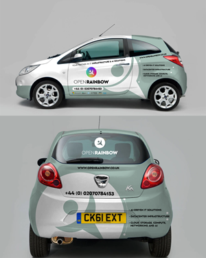 Car Wrap Design by 123graphics