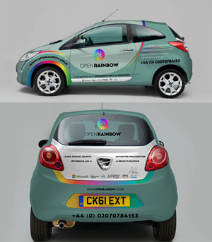 Car Wrap Design by 123graphics for Open Rainbow Ltd | Design: #35371538