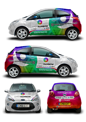 Car Wrap Design by websmartusa for Open Rainbow Ltd | Design: #35365925