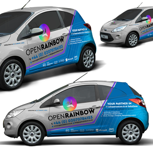 Car Wrap Design by Fine Graphics House