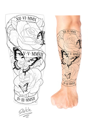 Tattoo Design by rafaelcame 2 for this project | Design: #35351395
